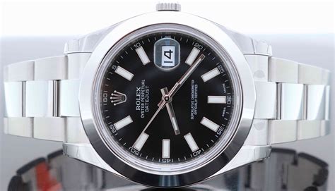 rolex datejust black date|rolex datejust black price.